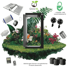Caluma Set - 4 Plants Plus (120x120) Growbox Komplettset mit 480W LED - GrowXL GmbH