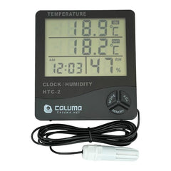 Caluma Thermo - Hygrometer mit Uhr und externer Sonde - GrowXL GmbH