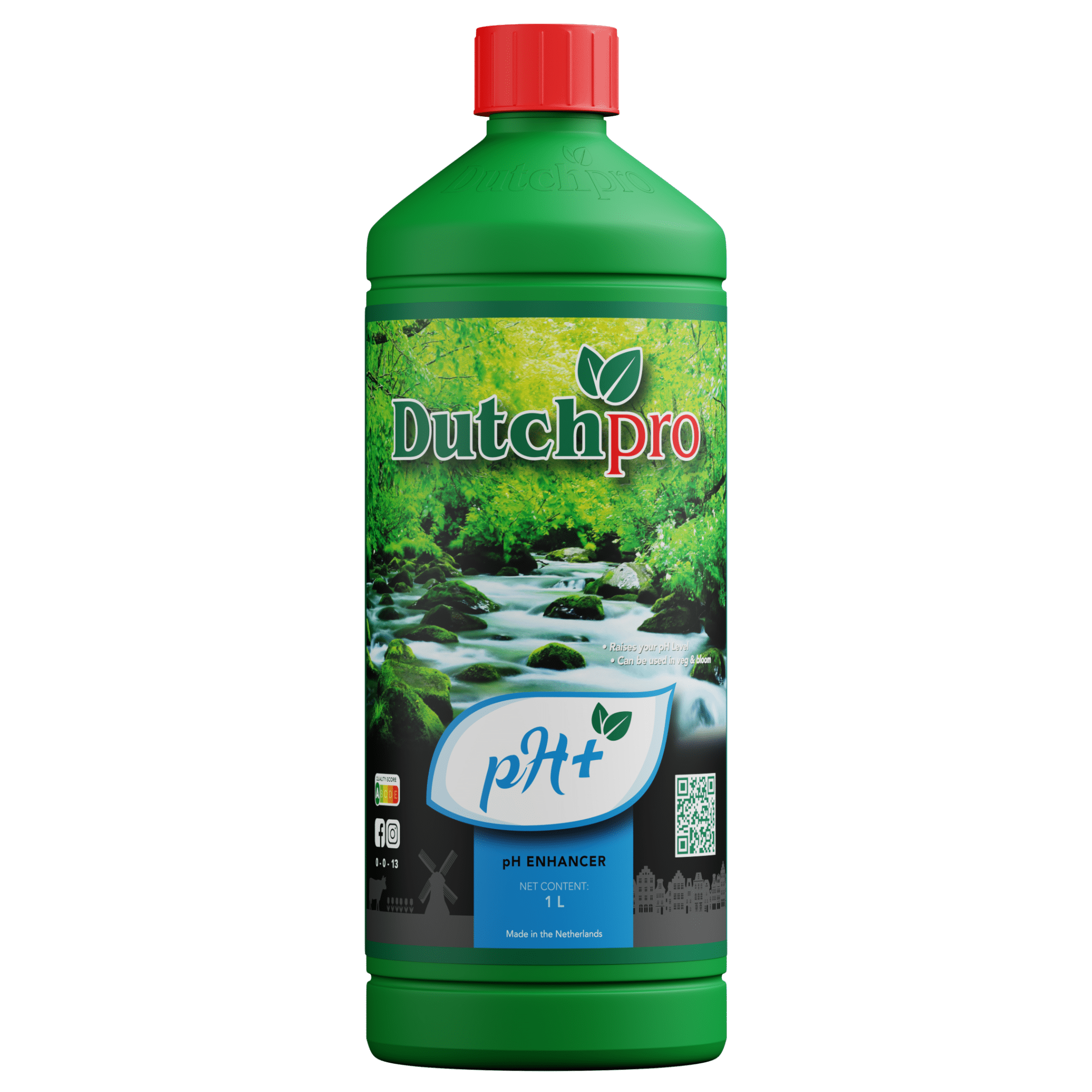 DutchPro pH + (pH Verstärker) 1 Liter - GrowXL GmbH