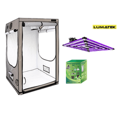 Growbox Growzelt Komplettset 100x100x200cm + Lumatek ATS 300W Pro - GrowXL GmbH
