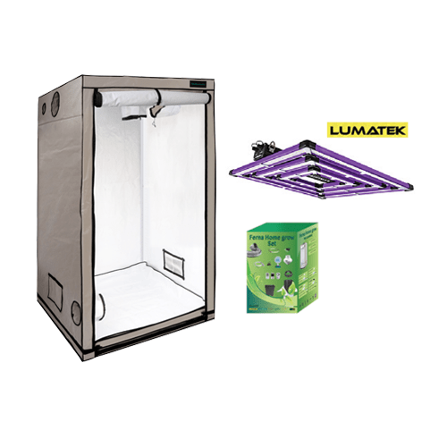 Growbox Growzelt Komplettset 80x80x180cm + Lumatek ATS Pro 300W - GrowXL GmbH