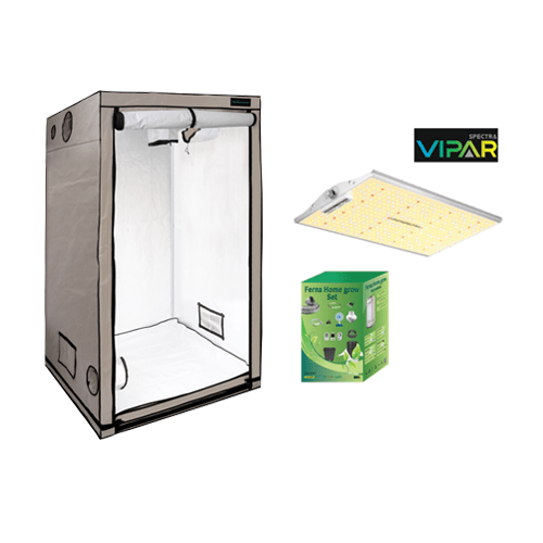 Growbox Growzelt Komplettset 80x80x180cm + Vipar Spectra XS 2000 220W - GrowXL GmbH