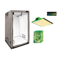 Growbox Growzelt Komplettset 80x80x180cm + Viparspectra P600 100W - GrowXL GmbH