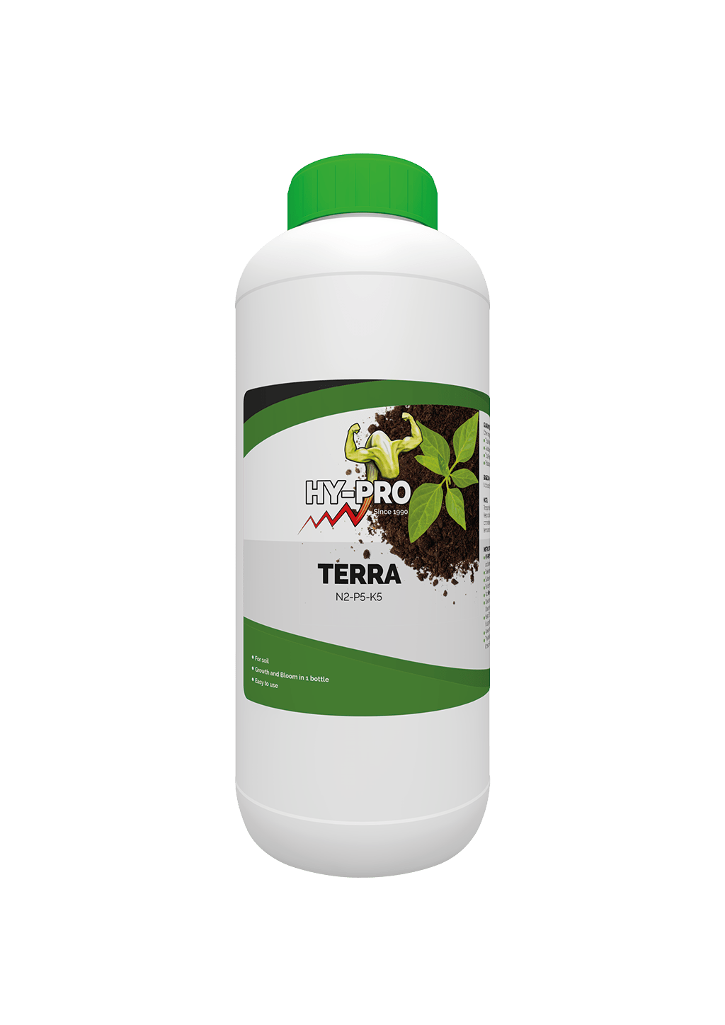 Hy - Pro Terra – 1 Liter Volldünger für Wachstum und Blüte - GrowXL GmbH