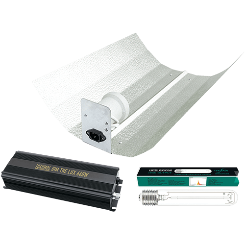 Luxumol Digital dimmbares Reflektor Set 250/400/600/660W mit Fertraso HPS 600w Komplettset Hammerton - GrowXL GmbH