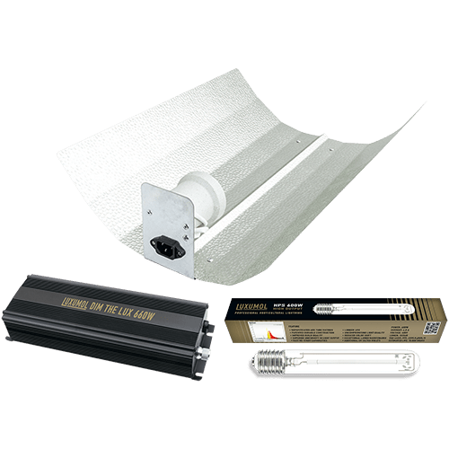 Luxumol Digital dimmbares Reflektor Set 250/400/600/660W mit Luxumol HPS 600w Komplettset Hammerton - GrowXL GmbH