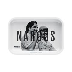 Narcos Rolling Tray Mischschale small weiss 18x14x3,5cm - GrowXL GmbH