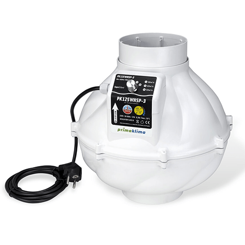 Prima Klima 125 WHSP - 3 Silenced Fan Whisperblower 2 - Speed - GrowXL GmbH