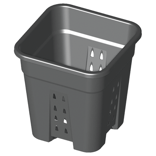 Quadratischer Topf mit Löchern 18L 30,5x30,5x31,6cm - GrowXL GmbH