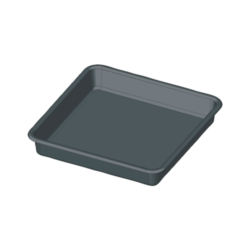 Untersetzer Sammelbehälter quadratisch 5L/6,5L/7L 17x17x3cm - GrowXL GmbH