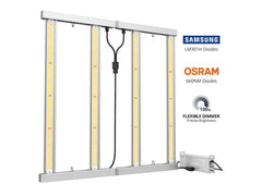 Viparspectra KS3000 LED 320 watts, 840 diodes, Samsung LM301H, Dimmable, daisy chain, 3 m cable - GrowXL GmbH