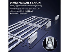 Viparspectra KS5000 LED 500 watts, 1260 diodes, Samsung LM301H, Dimmable, daisy chain, 3 m cable - GrowXL GmbH