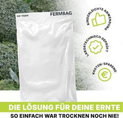 DryFerm FermBag 3 x 100 g – Kräuter - Trocknung [300x500mm] - GrowXL GmbH