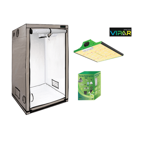 Growbox Growzelt Komplettset 80x80x180cm + Viparspectra P600 100W - GrowXL GmbH