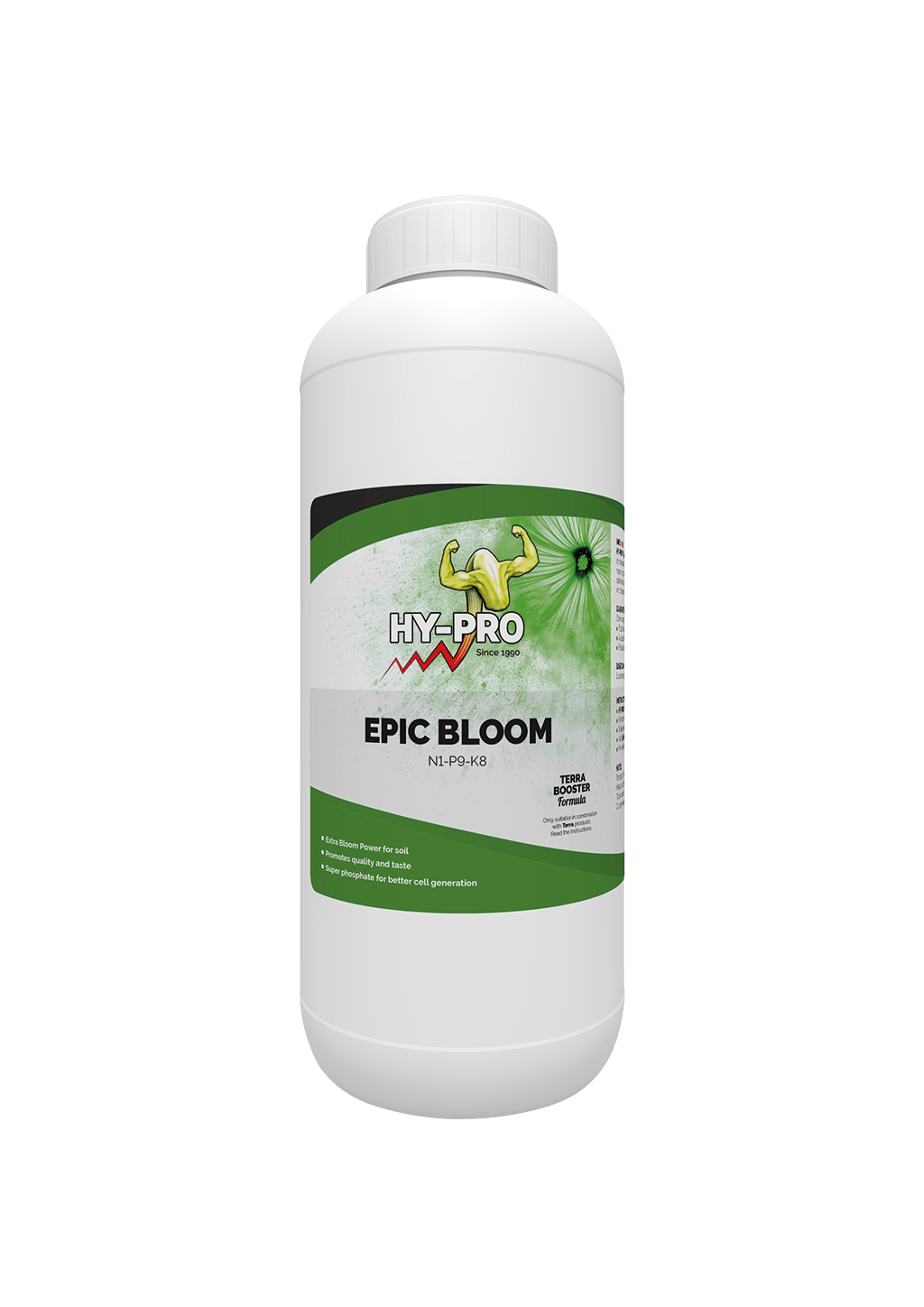 Hy - Pro Terra Epic Bloom - 1 Liter Leistungsstarker Blühbooster für Erde - GrowXL GmbH
