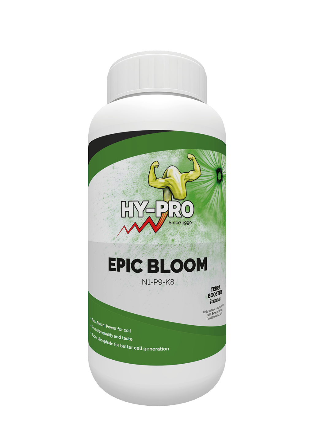 Hy - Pro Terra Epic Bloom - 500ml Leistungsstarker Blühbooster für Erde - GrowXL GmbH