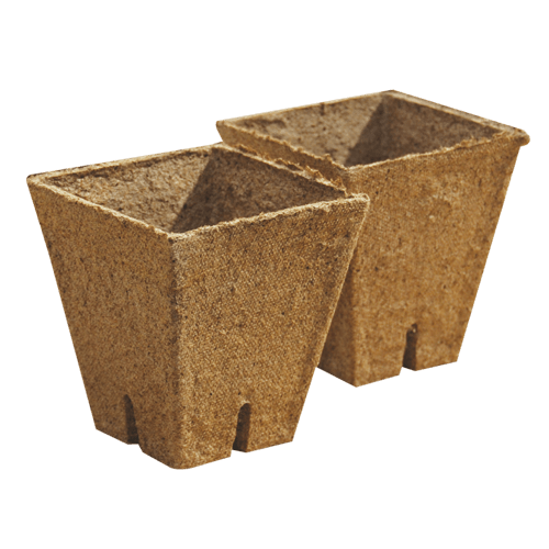 Jiffy Wachstums Topf löslich 8x8x8cm - GrowXL GmbH