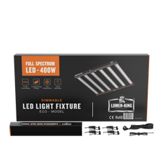 Lumen - King LED Leuchte 400W ECO • 2,7  µmol/J - GrowXL GmbH