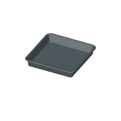 Untersetzer Sammelbehälter quadratisch 3,5L 14x14x2,5cm - GrowXL GmbH